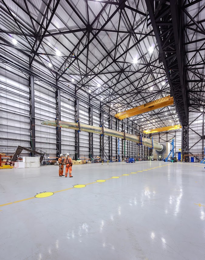  LM blade in ORE Catapult test facility